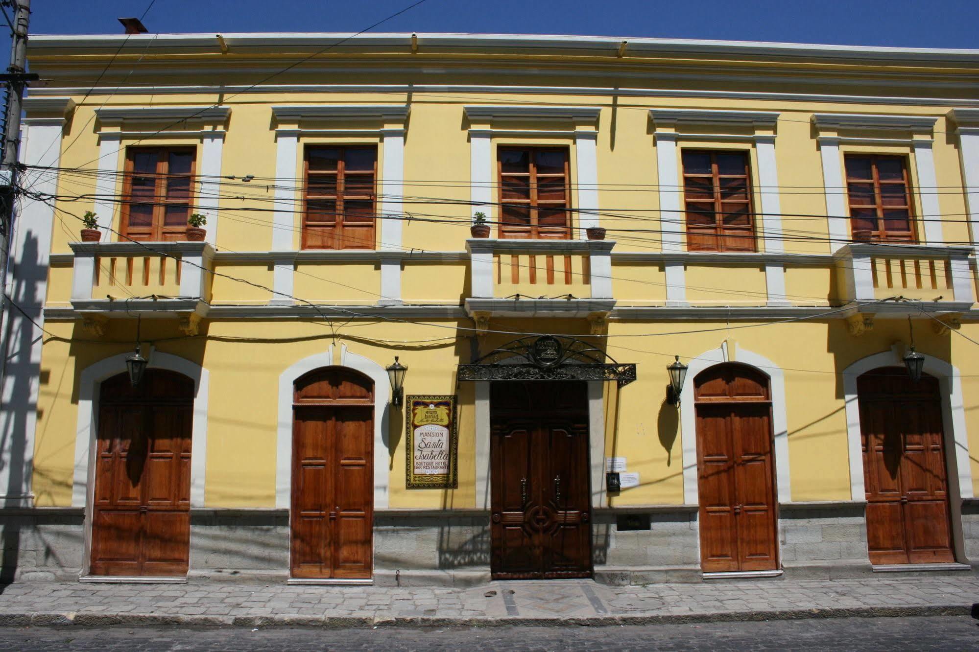 Hotel Spa Mansion Santa Isabella Riobamba Exterior photo